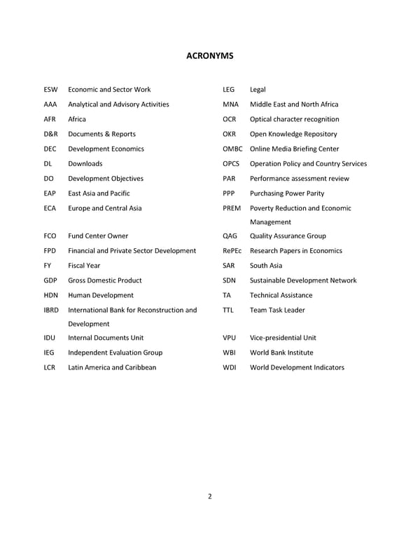 Which World Bank Reports Are Widely Read? - Page 8
