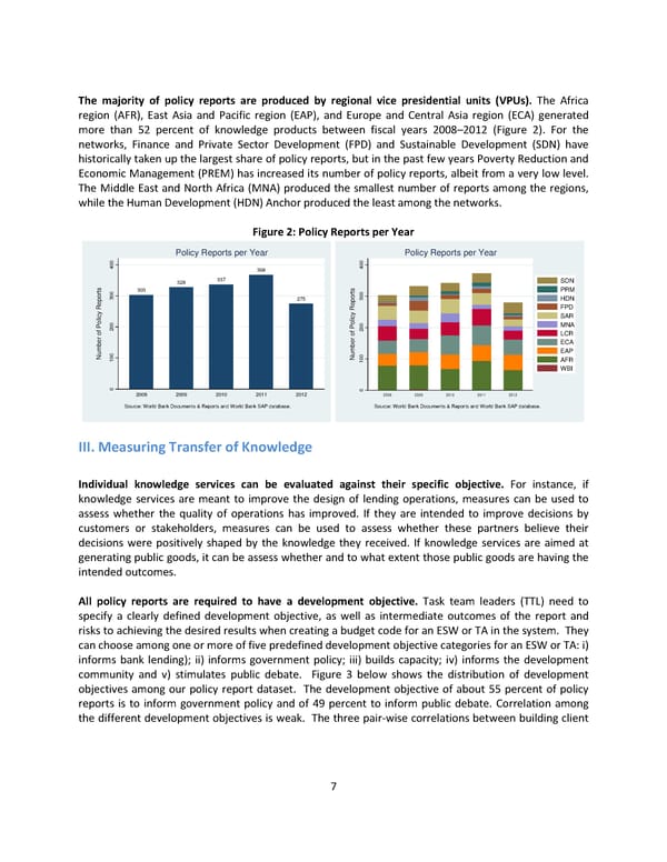 Which World Bank Reports Are Widely Read? - Page 13