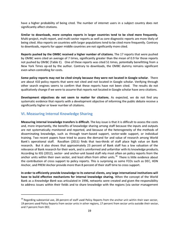 Which World Bank Reports Are Widely Read? - Page 25