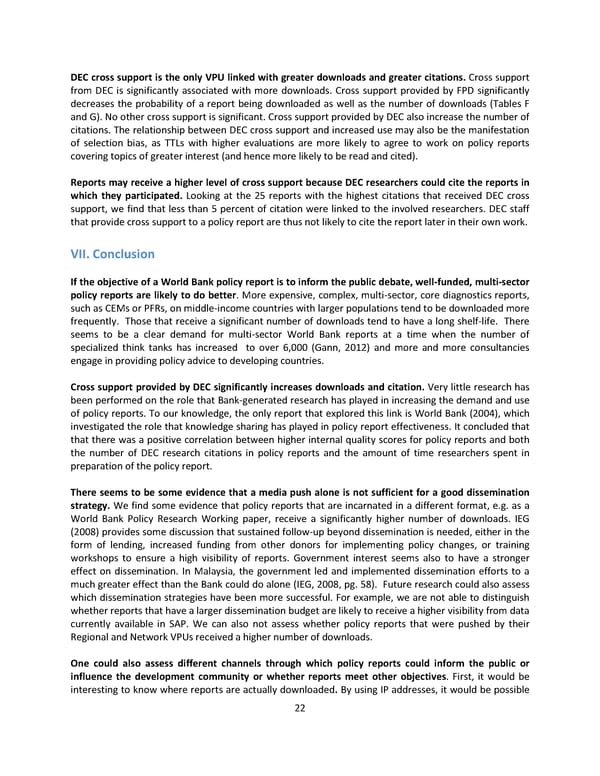 Which World Bank Reports Are Widely Read? - Page 28